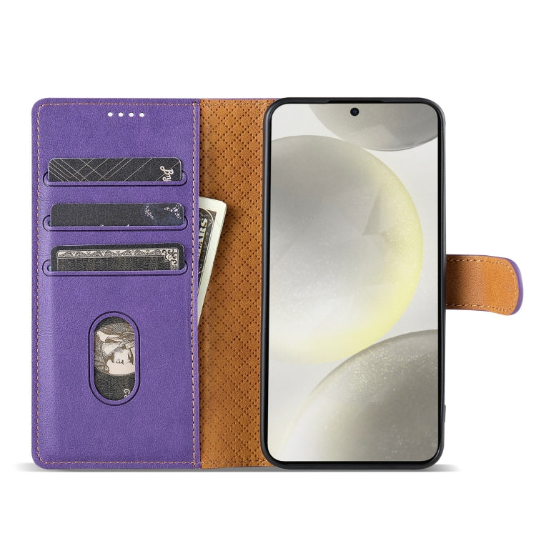 For Huawei Pura 70 N.BEKUS CSJ-P1 Solid Color Leather Phone Case(Purple) - Huawei Cases by N.BEKUS | Online Shopping South Africa | PMC Jewellery | Buy Now Pay Later Mobicred