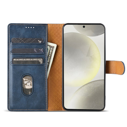 For Motorola Moto G 5G 2024 N.BEKUS CSJ-P1 Solid Color Leather Phone Case(Blue) - Motorola Cases by N.BEKUS | Online Shopping South Africa | PMC Jewellery | Buy Now Pay Later Mobicred