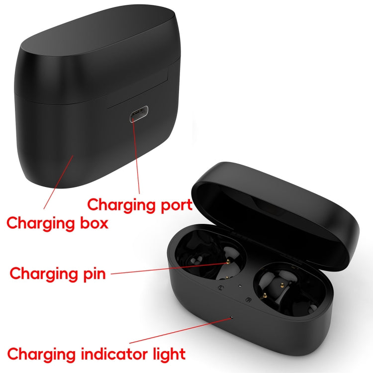 For Jabra Elite 4 Active Wireless Bluetooth Earphone Charging Box(Black) - Other Accessories by PMC Jewellery | Online Shopping South Africa | PMC Jewellery | Buy Now Pay Later Mobicred