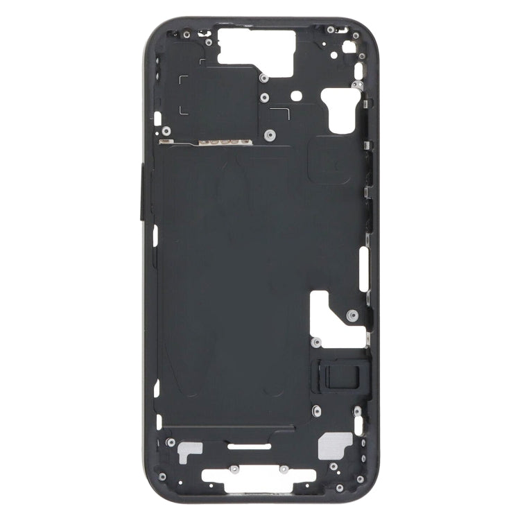 For iPhone 15 Middle Frame Bezel Plate with Side Keys + Card Tray, Version:China Version(Black) - LCD Related Parts by PMC Jewellery | Online Shopping South Africa | PMC Jewellery | Buy Now Pay Later Mobicred