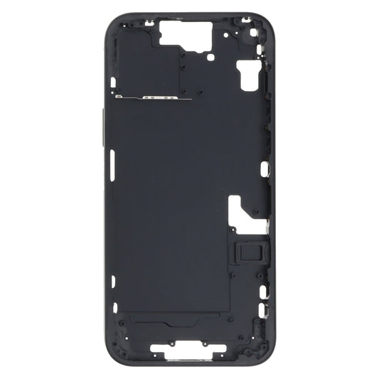 For iPhone 15 Plus Middle Frame Bezel Plate with Side Keys + Card Tray, Version:CE EU Version(Black) - LCD Related Parts by PMC Jewellery | Online Shopping South Africa | PMC Jewellery | Buy Now Pay Later Mobicred