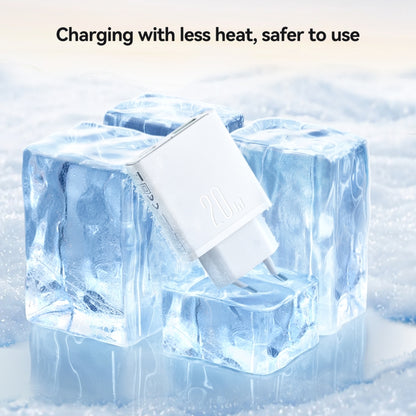 JOYROOM JR-TCF14 20W USB+USB-C / Type-C Fast Charger, Specification:EU Plug(White) - USB Charger by JOYROOM | Online Shopping South Africa | PMC Jewellery | Buy Now Pay Later Mobicred