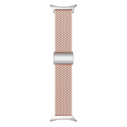 For Samsung Galaxy Watch Ultra 47mm Nylon Loop Magnetic Buckle Watch Band(Pink Sand) - Watch Bands by PMC Jewellery | Online Shopping South Africa | PMC Jewellery | Buy Now Pay Later Mobicred