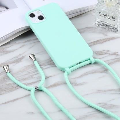 For iPhone 16 Pro Max Candy Colors TPU Protective Phone Case with Lanyard(Mint Green) - iPhone 16 Pro Max Cases by PMC Jewellery | Online Shopping South Africa | PMC Jewellery | Buy Now Pay Later Mobicred