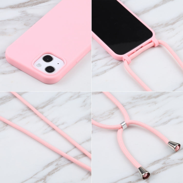 For iPhone 16 Pro Max Candy Colors TPU Protective Phone Case with Lanyard(Pink) - iPhone 16 Pro Max Cases by PMC Jewellery | Online Shopping South Africa | PMC Jewellery | Buy Now Pay Later Mobicred