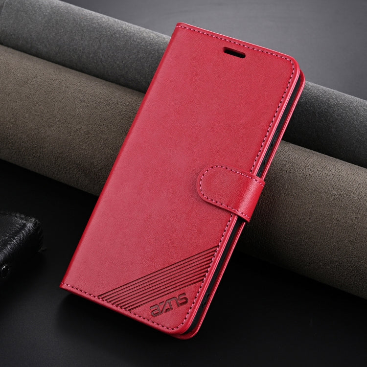 For Redmi K70 Ultra AZNS Sheepskin Texture Flip Leather Phone Case(Red) - Xiaomi Cases by AZNS | Online Shopping South Africa | PMC Jewellery | Buy Now Pay Later Mobicred