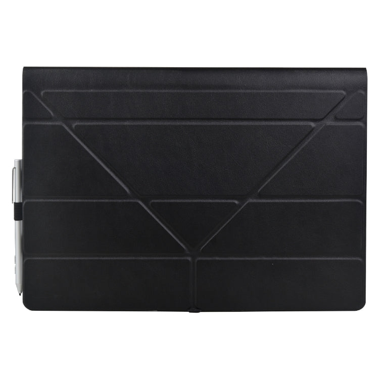 For Microsoft Surface Book 3 / 2 / 1 15 inch Deformation All-inclusive Leather Laptop Case(Black) - free shipping - PMC Jewellery - Order now!