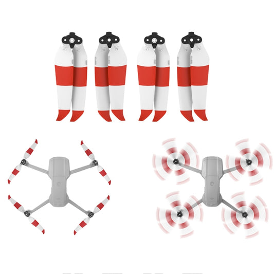 2 Pairs Sunnylife 7238F-2C For DJI Mavic Air 2 Double-sided Two-color Low Noise Quick-release Propellers(Red White) - DIY Propeller by Sunnylife | Online Shopping South Africa | PMC Jewellery | Buy Now Pay Later Mobicred