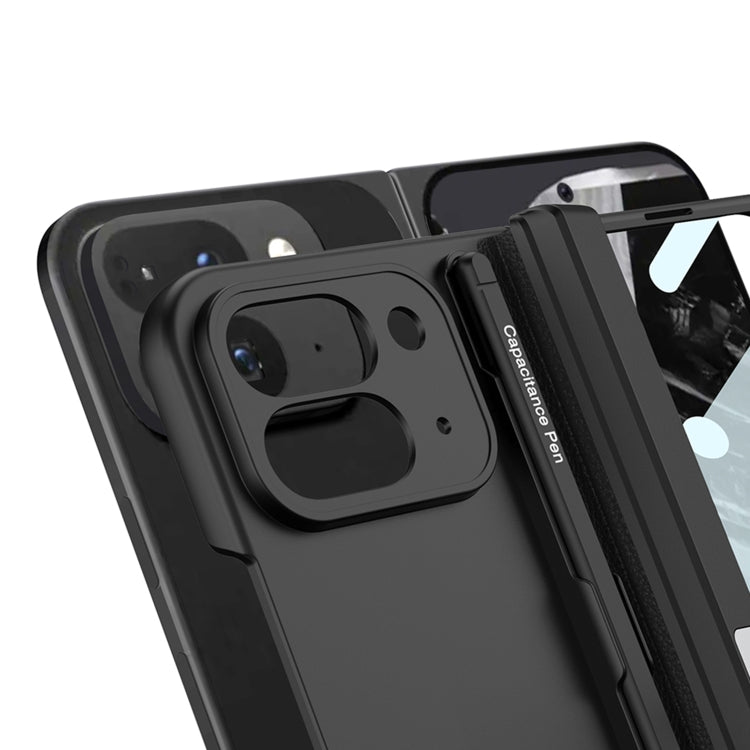 For Google Pixel 9 Pro Fold GKK Integrated Magnetic Full Coverage Flip Phone Case, Included Pen(Black) - free shipping - PMC Jewellery - Order now!