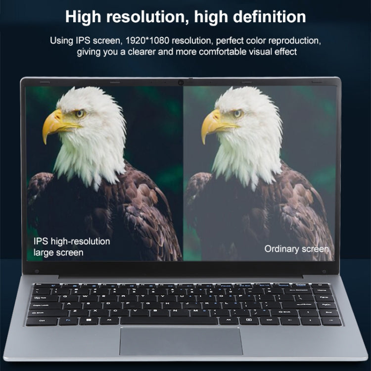 14 inch Windows 11 Laptop, 16GB+256GB, Gen 4th Intel Core i3 CPU, 180 Degree Rotation Axis(Silver) - Others by PMC Jewellery | Online Shopping South Africa | PMC Jewellery | Buy Now Pay Later Mobicred