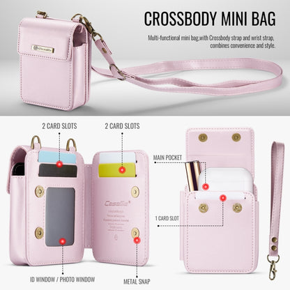 CaseMe Me50 Mini Universal Bag for Apple and Samsung Headphones + Lipstick(Pink) - For AirPods 1/2 by CaseMe | Online Shopping South Africa | PMC Jewellery | Buy Now Pay Later Mobicred