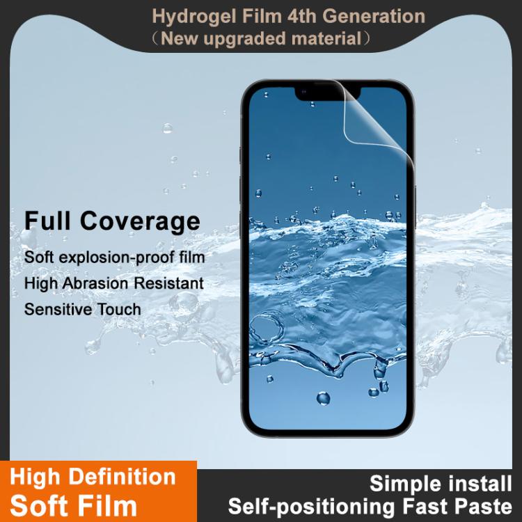 For iPhone 16e imak 4th Generation  Full Coverage Screen Hydrogel Film Protector - free shipping - PMc TechLife - Order now!