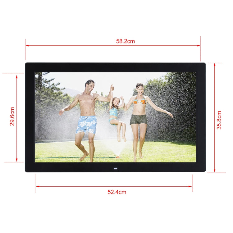 23.6 inch LED Screen Digital Photo Frame, Plug Type:EU Plug(Black) - 15 inch Above by PMC TechLife | Online Shopping South Africa | PMC TechLife | Buy Now Pay Later Mobicred