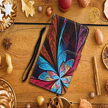 For OPPO Realme 6i Colored Drawing Pattern Horizontal Flip Leather Case with Holder & Card Slots & Wallet(Oil Painting) - Realme Cases by PMC Jewellery | Online Shopping South Africa | PMC Jewellery | Buy Now Pay Later Mobicred