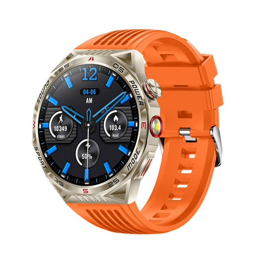 HT28 1.85 inch Silicone Strap IP68 Waterproof Smart Watch, Support Sleep Monitoring(Orange) - Smart Watches by PMC Jewellery | Online Shopping South Africa | PMC Jewellery | Buy Now Pay Later Mobicred