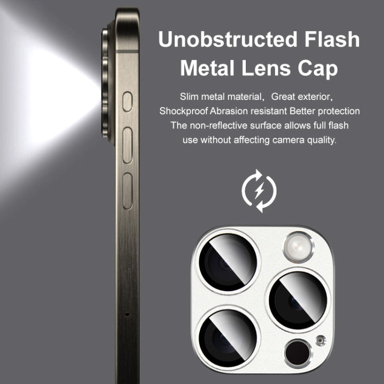 For iPhone 16 Pro / 16 Pro Max IMAK Metal Armor Premium Camera Protector Film(Silver) - free shipping - PMC Jewellery - Order now!