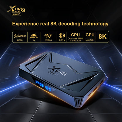 X96Q Pro+ Cortex-A55 Android 14 Octa-core CPU 4K HD Internet Set-top Box, RAM:2GB+16GB(US Plug) - Others by PMC Jewellery | Online Shopping South Africa | PMC Jewellery | Buy Now Pay Later Mobicred