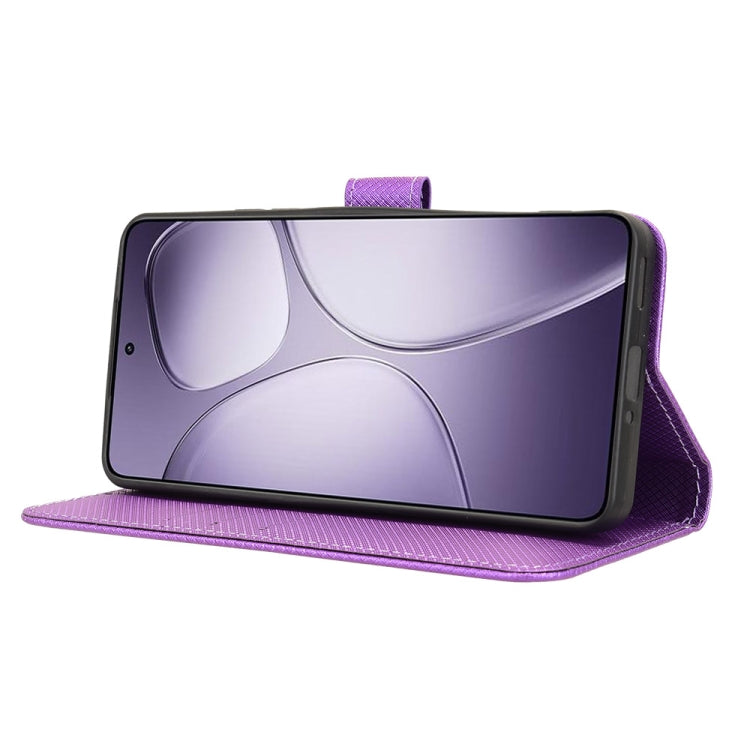 For Redmi K70 Ultra Diamond Texture Leather Phone Case(Purple) - free shipping - PMC Jewellery - Order now!
