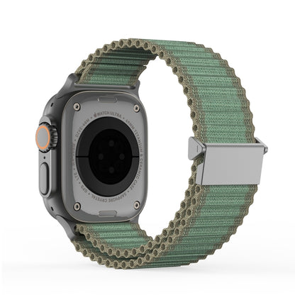 For Apple Watch SE 2023 40mm DUX DUCIS YC Series Ocean Nylon Watch Band(Green) - Watch Bands by DUX DUCIS | Online Shopping South Africa | PMC Jewellery | Buy Now Pay Later Mobicred