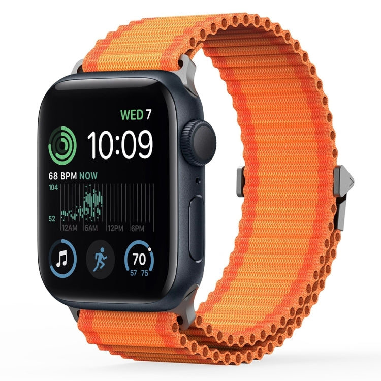 For Apple Watch SE 40mm DUX DUCIS YC Series Ocean Nylon Watch Band(Orange) - Watch Bands by DUX DUCIS | Online Shopping South Africa | PMC Jewellery | Buy Now Pay Later Mobicred