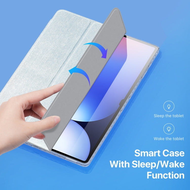 For Samsung Galaxy Tab S10 Ultra / S9 Ultra DUX DUCIS Unid Series PU+TPU Smart Tablet Case(Blue) - Tab S10 Ultra Cases by DUX DUCIS | Online Shopping South Africa | PMC Jewellery | Buy Now Pay Later Mobicred