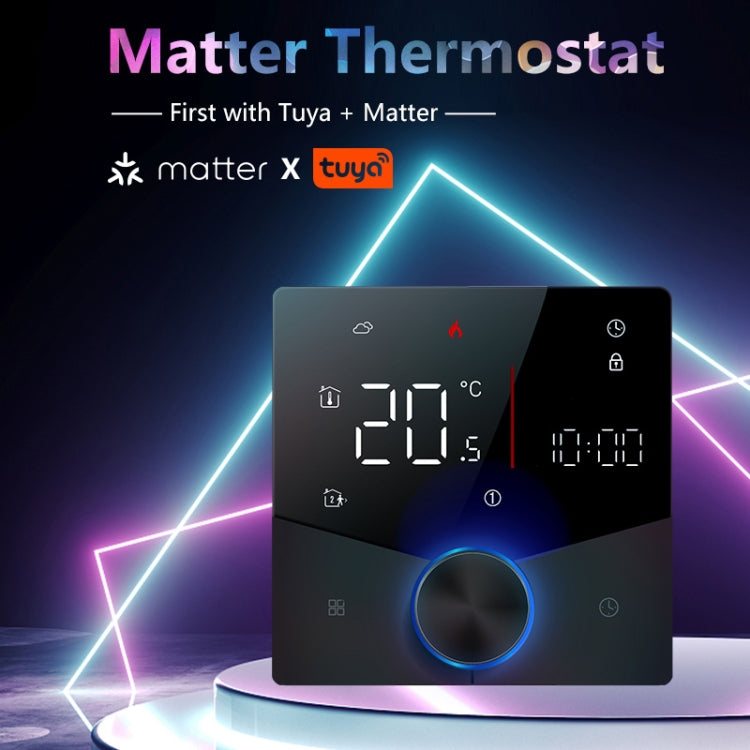 BHT-009GALW-MT Water Heating WiFi  WiFi Smart Home LED Thermostat with Matter(White) - Thermostat & Thermometer by PMC Jewellery | Online Shopping South Africa | PMC Jewellery | Buy Now Pay Later Mobicred