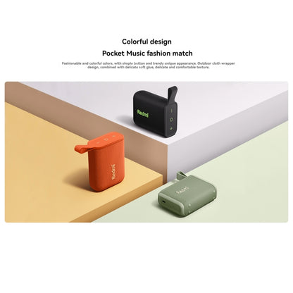 Xiaomi Redmi IP67 Waterproof Portable Bluetooth Speaker(Green) - Mini Speaker by Xiaomi | Online Shopping South Africa | PMC Jewellery | Buy Now Pay Later Mobicred