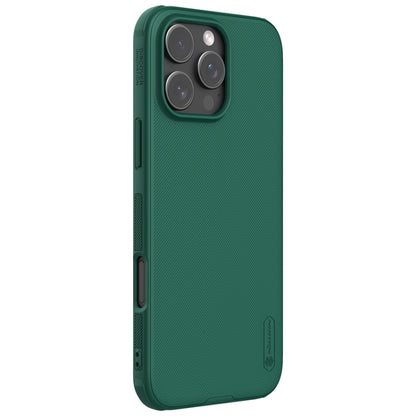 For iPhone 16 Pro Max NILLKIN Frosted Shield Pro PC + TPU Phone Case(Green) - iPhone 16 Pro Max Cases by NILLKIN | Online Shopping South Africa | PMC Jewellery | Buy Now Pay Later Mobicred