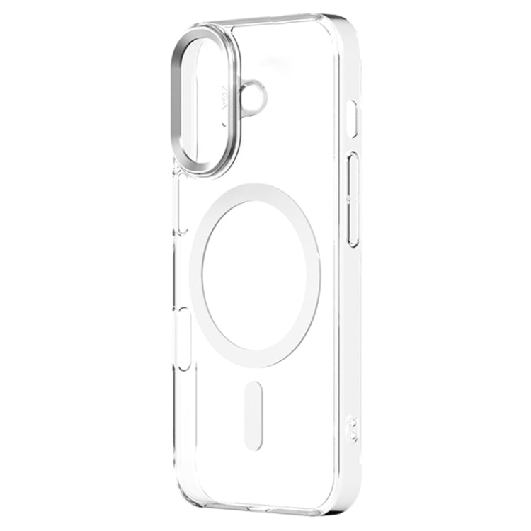 For iPhone 16 ZGA Magsafe Clear PC Tempered Glass Phone Case(Transparent) - iPhone 16 Cases by ZGA | Online Shopping South Africa | PMC Jewellery | Buy Now Pay Later Mobicred