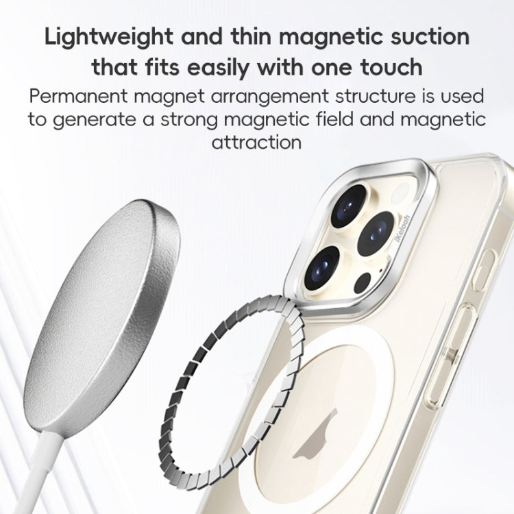 For iPhone 16 Plus ZGA Magsafe Clear PC Tempered Glass Phone Case(Frosted White) - iPhone 16 Plus Cases by ZGA | Online Shopping South Africa | PMC Jewellery | Buy Now Pay Later Mobicred