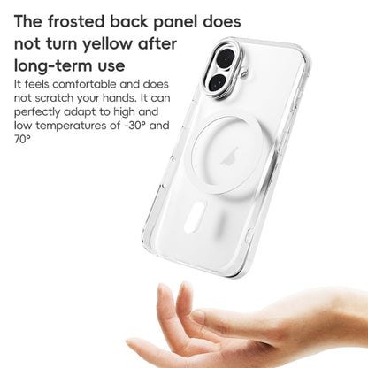 For iPhone 16 Pro ZGA Magsafe Clear PC Tempered Glass Phone Case(Transparent) - iPhone 16 Pro Cases by ZGA | Online Shopping South Africa | PMC Jewellery | Buy Now Pay Later Mobicred