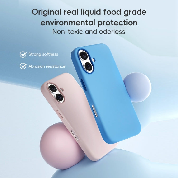 For iPhone 16 Plus ZGA Colorful Liquid Silicone Magsafe Phone Case(Blue) - iPhone 16 Plus Cases by ZGA | Online Shopping South Africa | PMC Jewellery | Buy Now Pay Later Mobicred