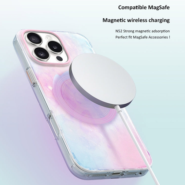 For iPhone 16 Pro TGVIS Grace Series MagSafe Magnetic Phone Case(Quicksand) - iPhone 16 Pro Cases by TGVIS | Online Shopping South Africa | PMC Jewellery | Buy Now Pay Later Mobicred