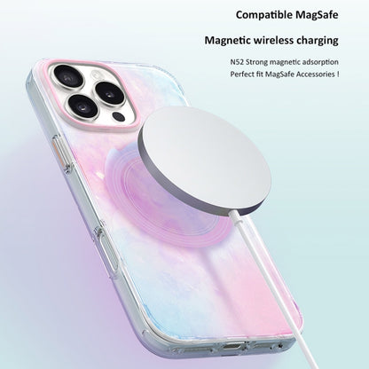 For iPhone 16 TGVIS Grace Series MagSafe Magnetic Phone Case(Mirror Flower) - iPhone 16 Cases by TGVIS | Online Shopping South Africa | PMC Jewellery | Buy Now Pay Later Mobicred