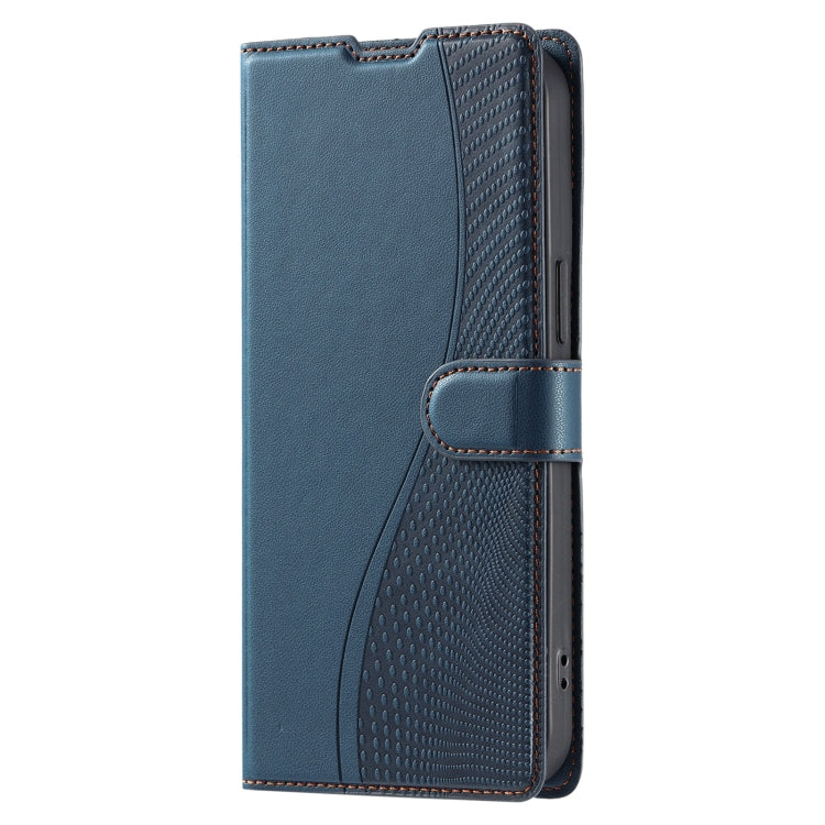 For Redmi K70 Voltage Ultra-thin Dot Leather Phone Case(Blue) - K70 Cases by PMC Jewellery | Online Shopping South Africa | PMC Jewellery | Buy Now Pay Later Mobicred
