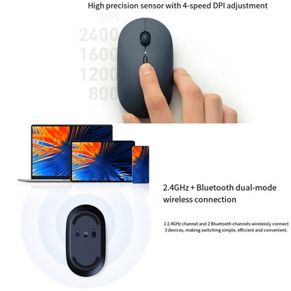 Original Xiaomi XMBXSB01YM Bluetooth Dual Mode Silent Portable Mouse 3(Black) - Wireless Mice by Xiaomi | Online Shopping South Africa | PMC Jewellery | Buy Now Pay Later Mobicred