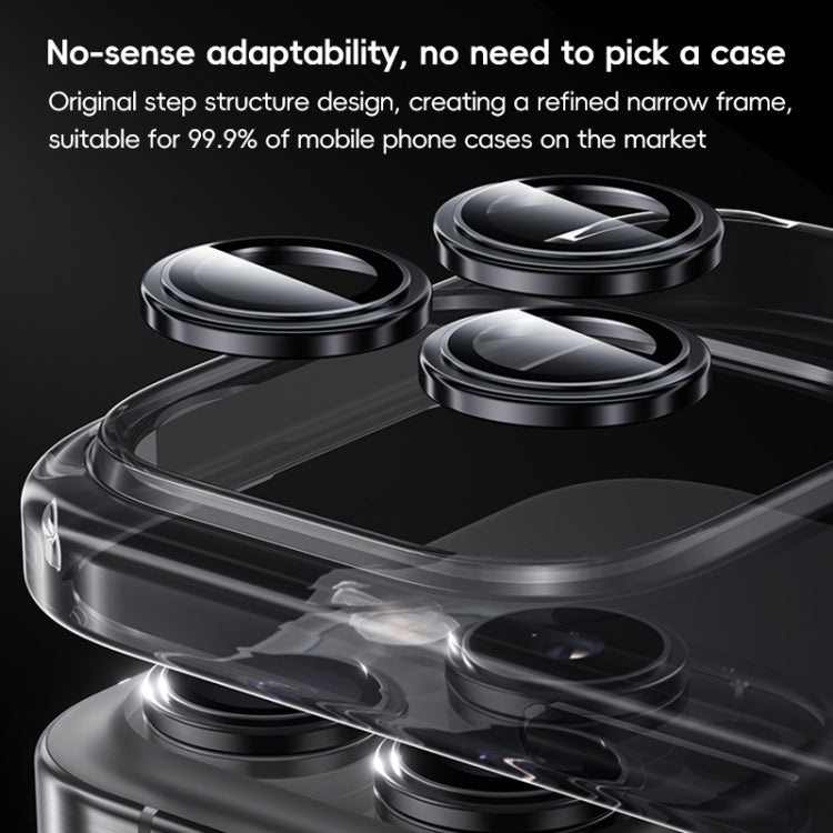 For iPhone 16 Pro Benks King Kong Series Corning Single Metal Lens Protective Film(Black) - iPhone 16 Pro Tempered Glass by Benks | Online Shopping South Africa | PMC Jewellery | Buy Now Pay Later Mobicred