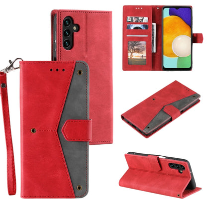 For Samsung Galaxy S25+ 5G Nail Skin Feel Stitching Calf Texture Leather Phone Case(Red) - Galaxy S25+ 5G Cases by PMC Jewellery | Online Shopping South Africa | PMC Jewellery | Buy Now Pay Later Mobicred