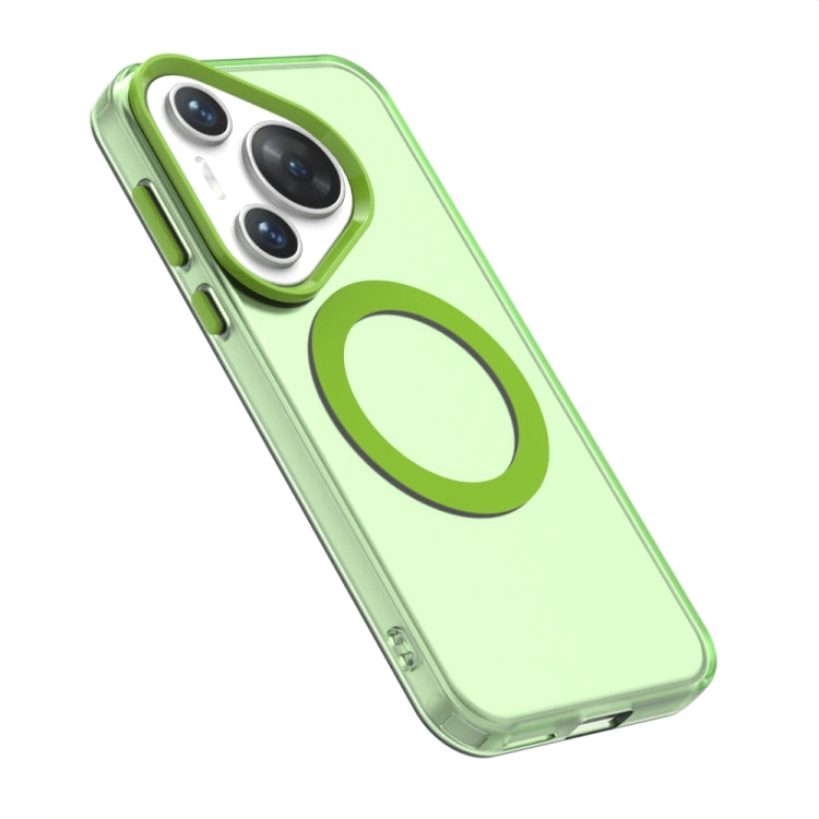 For Huawei Pura 70 Pro+ Candy Magsafe PC Hybrid TPU Phone Case(Green) - Huawei Cases by PMC Jewellery | Online Shopping South Africa | PMC Jewellery | Buy Now Pay Later Mobicred