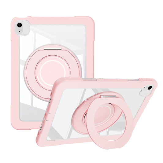 For iPad Air 11 2024 / Air 10.9 2022 Crystal Armor PC Hybrid TPU Tablet Case(Pink) - iPad Air 11 2024 Cases by PMC Jewellery | Online Shopping South Africa | PMC Jewellery | Buy Now Pay Later Mobicred