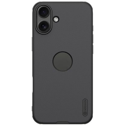 For iPhone 16 NILLKIN Frosted Shield Pro PC + TPU Phone Case(Black) - iPhone 16 Cases by NILLKIN | Online Shopping South Africa | PMC Jewellery | Buy Now Pay Later Mobicred