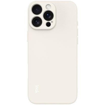 For iPhone 16 Pro Max imak UC-4 Series Straight Edge TPU Phone Case(White) - iPhone 16 Pro Max Cases by imak | Online Shopping South Africa | PMC Jewellery | Buy Now Pay Later Mobicred