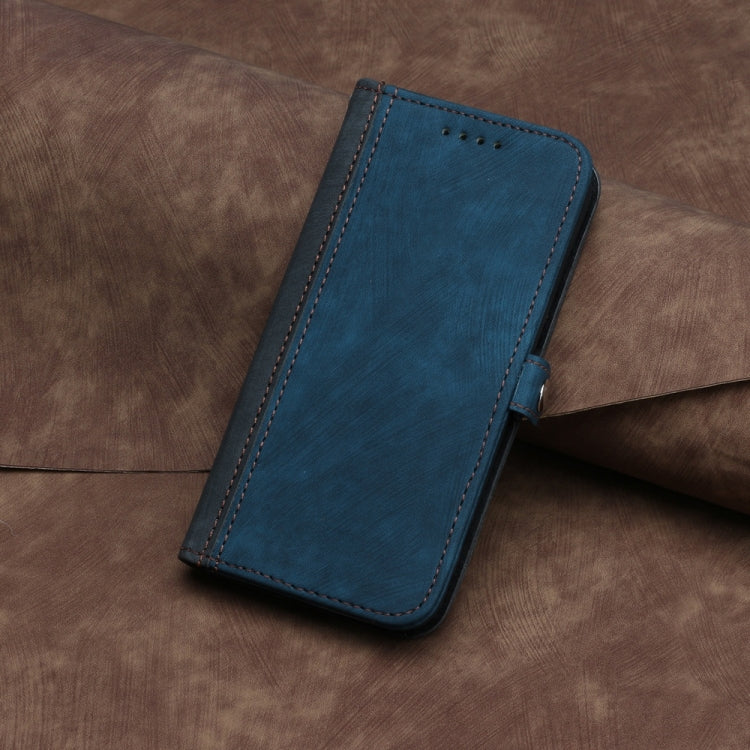 For Samsung Galaxy S25+ 5G Side Buckle Double Fold Hand Strap Leather Phone Case(Royal Blue) - free shipping - PMC TechLife - Order now!