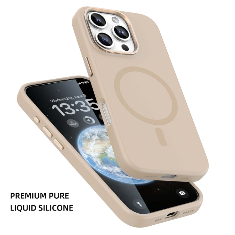 For iPhone 16 Pro Max Mutural Karen Series Liquid Silicone MagSafe Magnetic Phone Case(Black) - iPhone 16 Pro Max Cases by Mutural | Online Shopping South Africa | PMC Jewellery | Buy Now Pay Later Mobicred