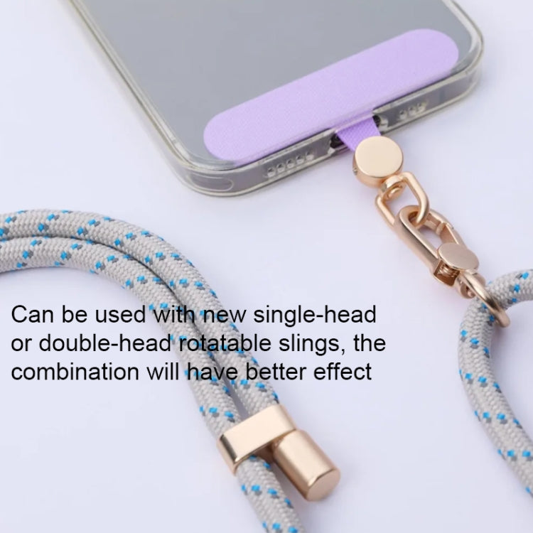 360 Degree Rotation Mobile Phone Lanyard Fixing Gasket(Navy Blue) - free shipping - PMc TechLife - Order now!