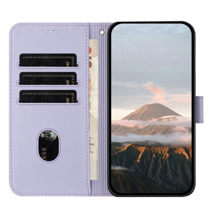 For iPhone 17 Pro Max Triangle Pattern Buckle Clasp Leather Phone Case(Light Purple) - free shipping - PMc TechLife - Order now!