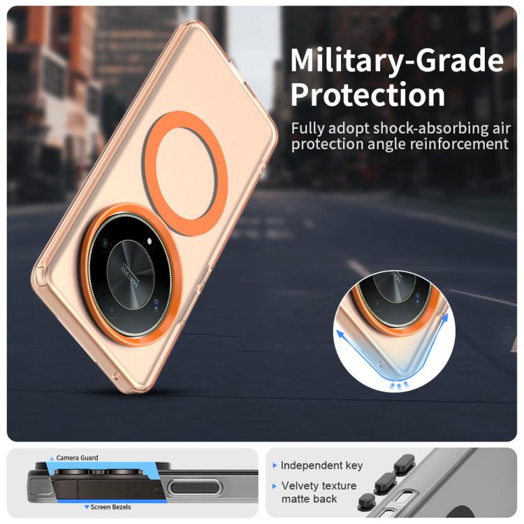 For Honor Magic6 Lite 5G Candy Magsafe PC Hybrid TPU Phone Case(Orange) - free shipping - PMC TechLife - Order now!