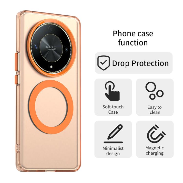 For Honor X9 Candy Magsafe PC Hybrid TPU Phone Case(Orange) - free shipping - PMC TechLife - Order now!