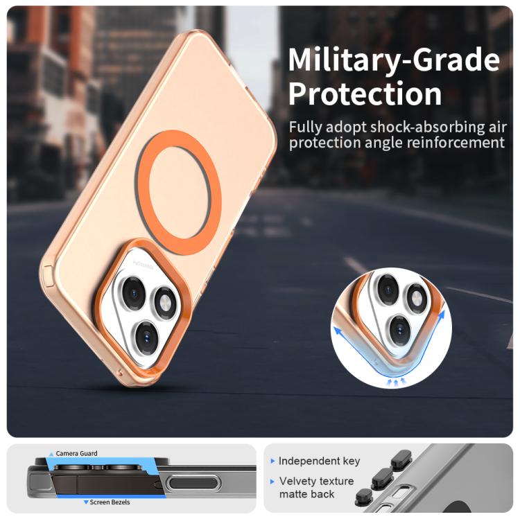 For Honor 400 Lite Global Candy Magsafe PC Hybrid TPU Phone Case(Orange) - free shipping - PMC TechLife - Order now!