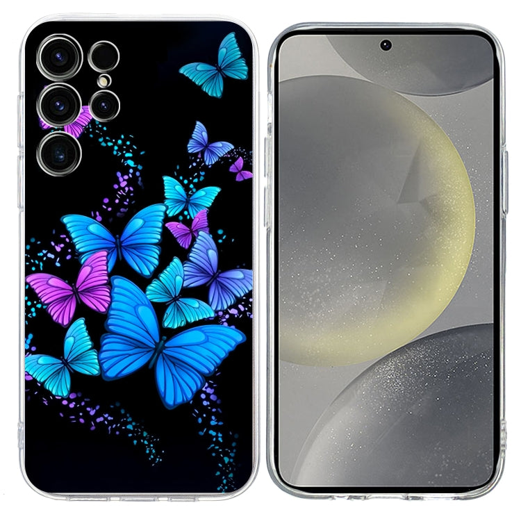 For Samsung Galaxy S25 Ultra 5G Colorful Painting Pattern TPU Phone Case(Color Butterflies) - Galaxy S25 Ultra 5G Cases by PMC Jewellery | Online Shopping South Africa | PMC Jewellery | Buy Now Pay Later Mobicred